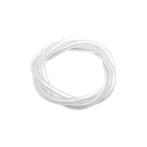 CSFFA 1 Meter ID2 3 4 5 6 7 8 9 10 12 mm Silikonrohr Flexibler Gummischlauch Lebensmittelqualität Softdrink-Rohr Wasseranschluss Bunte Sanitär(Clear Silicone tube,1 METER_OD 6XID 3MM) von CSFFA