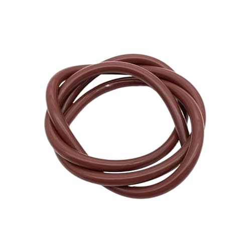 CSFFA 1 Meter ID2 3 4 5 6 7 8 9 10 12 mm Silikonrohr Flexibler Gummischlauch Lebensmittelqualität Softdrink-Rohr Wasseranschluss Bunte Sanitär(Coffee Silicone tube,1 METER_OD 4XID 2MM) von CSFFA