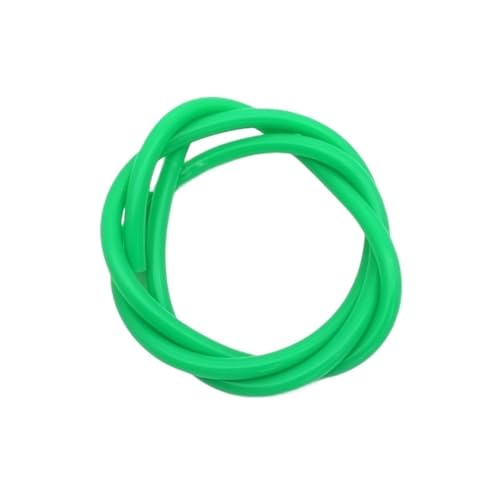 CSFFA 1 Meter ID2 3 4 5 6 7 8 9 10 12 mm Silikonrohr Flexibler Gummischlauch Lebensmittelqualität Softdrink-Rohr Wasseranschluss Bunte Sanitär(Green Silicone tube,1 METER_OD 8XID 5MM) von CSFFA