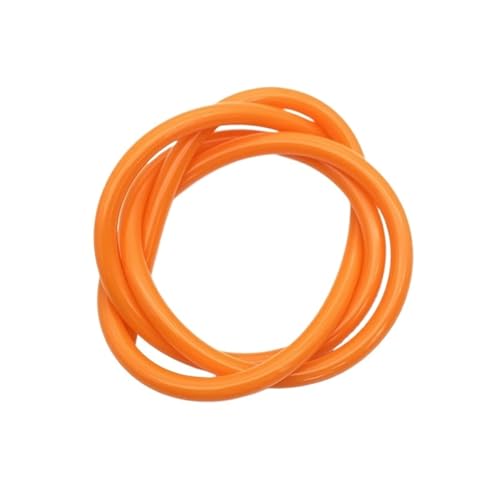 CSFFA 1 Meter ID2 3 4 5 6 7 8 9 10 12 mm Silikonrohr Flexibler Gummischlauch Lebensmittelqualität Softdrink-Rohr Wasseranschluss Bunte Sanitär(Orange Silicone tube,1 METER_OD 6XID 3MM) von CSFFA