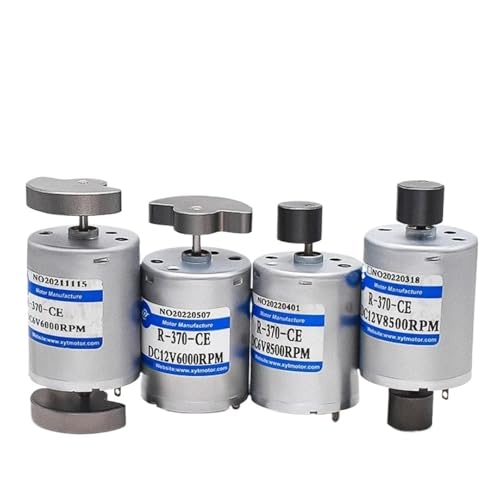 CSFFA 1 stücke RF-370 High Speed ​​12 v 370 DC Elektromotor Mit Vibration Block Hohe Qualität Micro Carbon Brushmicro Motor(12V 8500RPM_A) von CSFFA