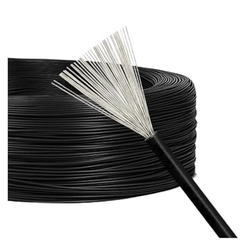 CSFFA 2/10M UL1571 Kupferdraht 32 30 28 26 24 22 20 18 16AWG Umweltfreundliche PVC-Isolierung DIY-Leitung LED Verzinntes elektronisches Kabel(Black,10 meters,26AWG) von CSFFA