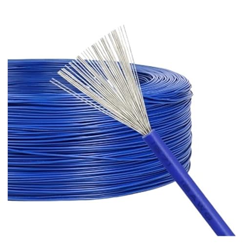 CSFFA 2/10M UL1571 Kupferdraht 32 30 28 26 24 22 20 18 16AWG Umweltfreundliche PVC-Isolierung DIY-Leitung LED Verzinntes elektronisches Kabel(Blue,2 meters,24AWG) von CSFFA