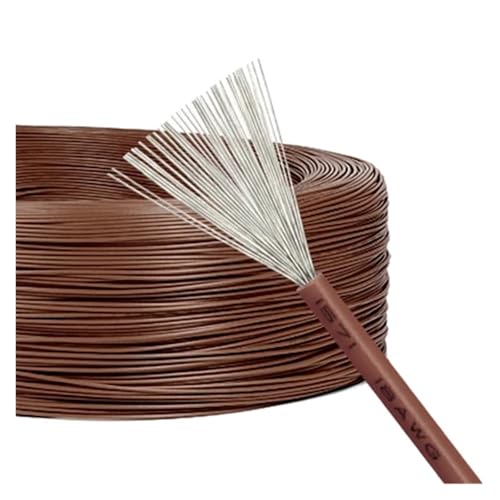 CSFFA 2/10M UL1571 Kupferdraht 32 30 28 26 24 22 20 18 16AWG Umweltfreundliche PVC-Isolierung DIY-Leitung LED Verzinntes elektronisches Kabel(Brown,10 meters,30AWG) von CSFFA