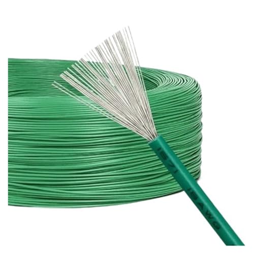 CSFFA 2/10M UL1571 Kupferdraht 32 30 28 26 24 22 20 18 16AWG Umweltfreundliche PVC-Isolierung DIY-Leitung LED Verzinntes elektronisches Kabel(Green,2 meters,28AWG) von CSFFA