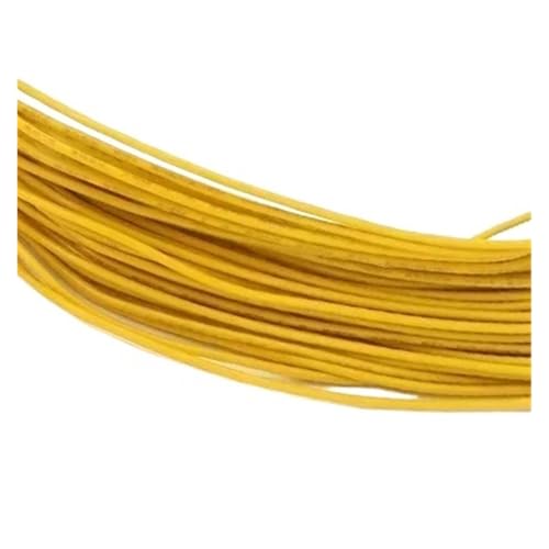 CSFFA 2/5/10/50 m UL1007 Single-Core-Kupferdraht 26 24 22 20 18 16 14 AWG PVC-isoliertes, solides, verzinntes LED-Leitungskabel for Heimwerker(Yellow,10 meters,22AWG) von CSFFA