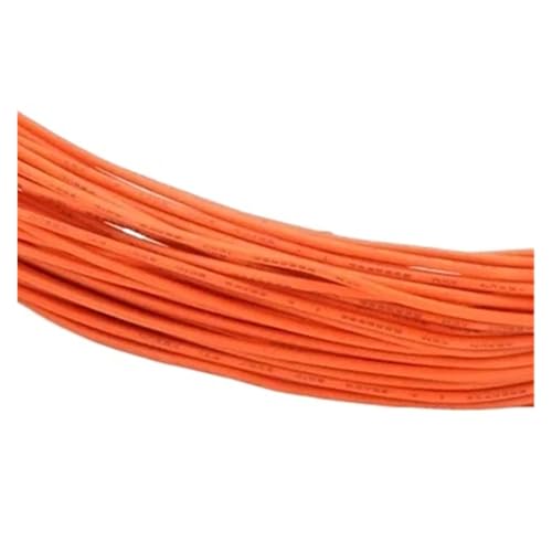 CSFFA 2~50 m Kupferdraht UL1007 Single-Core 26 24 22 20 18 16 14 AWG PVC-Isolierung Verzinnter Überzug LED-Linie Ausrüstung Elektrisches Kabel(Orange,5 meters,22AWG) von CSFFA