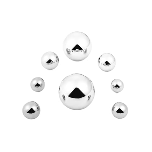 CSFFA 20–1000 Stück Präzisionskugeln aus Edelstahl 420, runde Perlen, loser Abstand, silberne Kugelperlen, solide, verschleißfest(500Pcs,6mm) von CSFFA