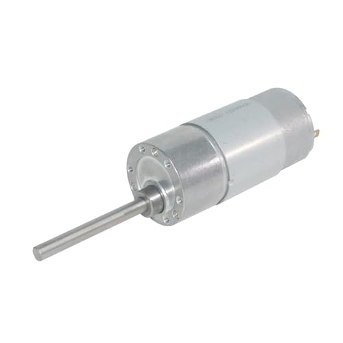 CSFFA 37GB555 Micro DC Verzögerungsmotor 12V Langachsenmotor mit großem Drehmoment DC-Drehzahlregelung Motor positiver und negativer Rotation(45RPM_12V) von CSFFA