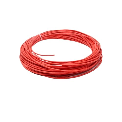 CSFFA 5/10 m Silikondrähte UL3135 Elektronischer Draht 30 28 26 24 22 20 18 16 14 12 10 AWG Hochtemperaturbeständiges verzinntes Kupferkabel(Red,5 meters,28AWG) von CSFFA