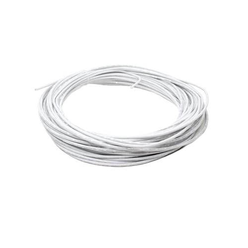 CSFFA 5/10 m Silikondrähte UL3135 Elektronischer Draht 30 28 26 24 22 20 18 16 14 12 10 AWG Hochtemperaturbeständiges verzinntes Kupferkabel(White,5 meters,26AWG) von CSFFA