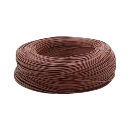 CSFFA 5/10 m UL1007 Elektronischer Draht 30 28 26 24 22 20 18 16 AWG DIY 80 °C 300 V PVC-isoliertes Kabel Verzinnte Kupferleitung(Brown,5m,28AWG) von CSFFA