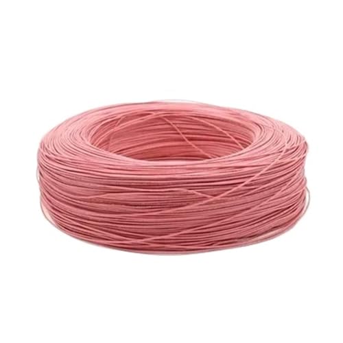 CSFFA 5/10 m UL1007 Elektronischer Draht 30 28 26 24 22 20 18 16 AWG DIY 80 °C 300 V PVC-isoliertes Kabel Verzinnte Kupferleitung(Pink,10m,26AWG) von CSFFA