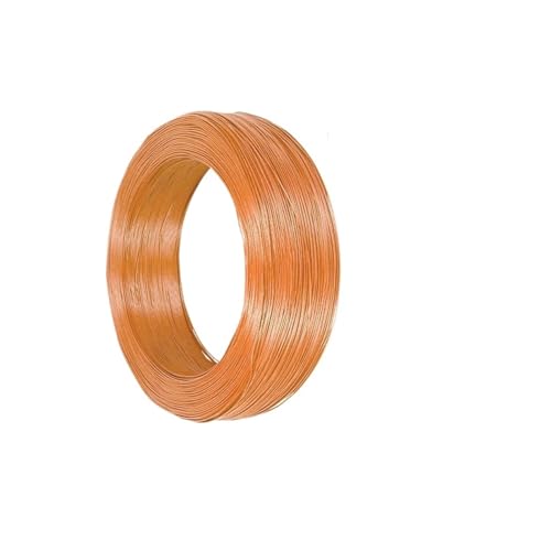 CSFFA 5/10M UL1571 32AWG -16AWG PVC Elektronische Draht Flexible Kabel Isolierte Verzinnte Kupfer Umwelt LED Linie DIY(Orange,5M,30 AWG) von CSFFA