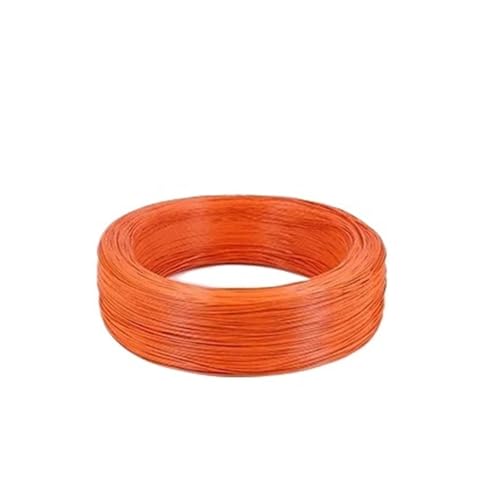 CSFFA 5~500m UL1571 PVC-Elektronikkabel 32 30 28 26 AWG DIY-Kabel Flexibles isoliertes verzinntes Kupferkabel Umwelt-LED-Drahtleitung(Orange,500 meters,28AWG) von CSFFA