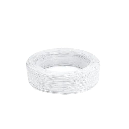 CSFFA 5~500m UL1571 PVC-Elektronikkabel 32 30 28 26 AWG DIY-Kabel Flexibles isoliertes verzinntes Kupferkabel Umwelt-LED-Drahtleitung(White,200 meters,26AWG) von CSFFA