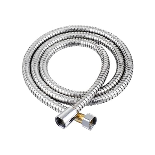 CSFFA 5 m 304 Edelstahl Duschschlauch Wasserhahnschlauch Flexibler Dickes Silikon Badezimmer 3 Meter(Silver,1.5m) von CSFFA