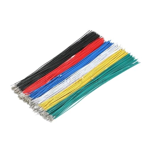 CSFFA 50 STÜCKE/20 stücke 2,54mm Dupont Kabel Einzigen Kopf Frühling Elektronische Draht Weibliche Jumper 25cm 1P for PCB Elektrische Verbinden(Green,50Pcs) von CSFFA