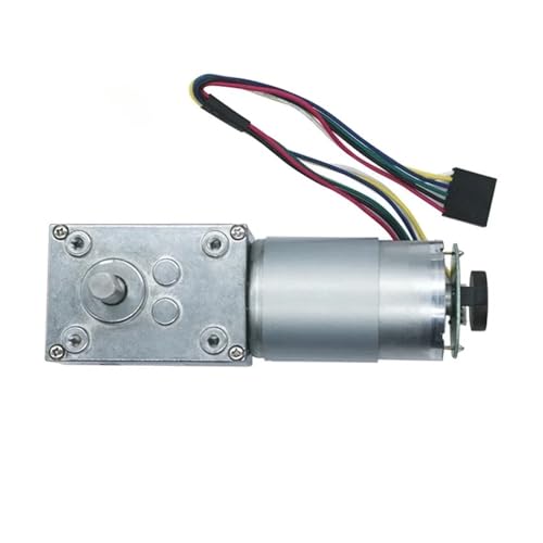 CSFFA 5840-555 Turbo-Schnecken-Gleichstromgetriebemotor, Encoder, Drehzahlsignalrückmeldung, selbstsichernder Motor mit großem Drehmoment(12V,470rpm) von CSFFA