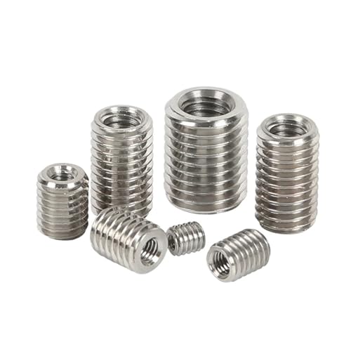 CSFFA 6PCS Edelstahl Innen Außen Gewinde Adapter Schraube Umwandlung Mutter Interne Und Externe Schraube Anpassung Mutter M4 M5 M6 m8 M10(M16xM10x20) von CSFFA