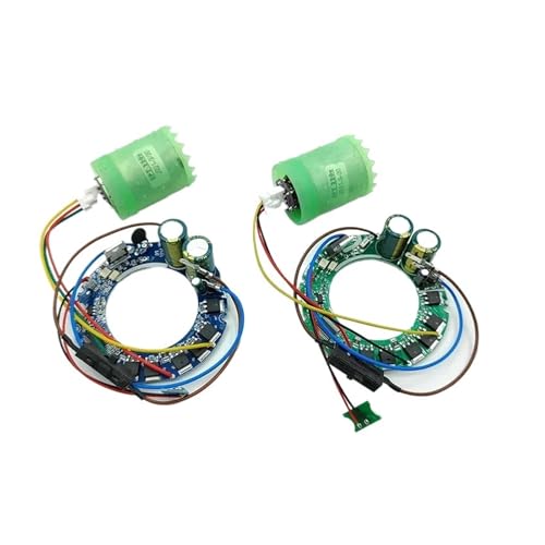 CSFFA AC220V Dreiphasiger bürstenloser Gleichstrommotor mit hoher Geschwindigkeit, 3-stufiger Treiber, 100.000 U/min, Elektromotor for Haartrockner, Luftkanal(All items (blue)) von CSFFA