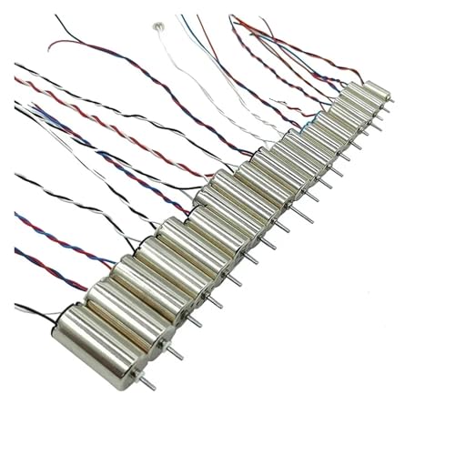 CSFFA DC 3V 3,7 V Mini Kernlosen Motor 408 412 610 612 615 716 720 816 8520 8523 1020 Hohe Geschwindigkeit hohl Tasse DIY RC Drone Flugzeug(0412 B) von CSFFA