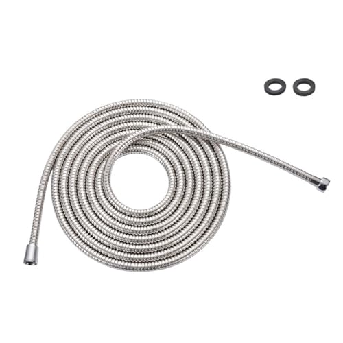 CSFFA Edelstahl-Brauseschlauch, 5 m lang, for Badezimmer, Dusche, Wasserschlauch, Verlängerung, Sanitärrohr, Zugrohr, Badezimmer-Zubehör von CSFFA