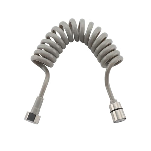 CSFFA Edelstahl Flexible Schlauch Dusche Schlauch Universal Verlängerung Hand Sprayer Rohr Stecker Feder Rohr Bidet Zubehör(A7144N-TH2M) von CSFFA