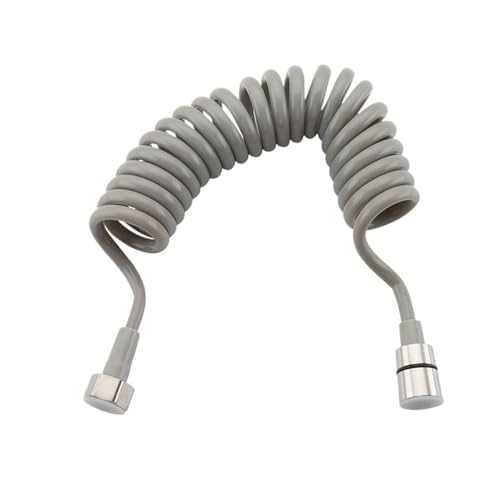CSFFA Edelstahl Flexible Schlauch Dusche Schlauch Universal Verlängerung Hand Sprayer Rohr Stecker Feder Rohr Bidet Zubehör(A7144N-TH3M) von CSFFA