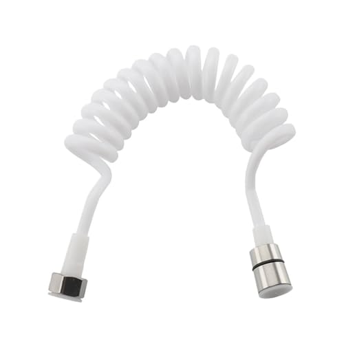 CSFFA Edelstahl Flexible Schlauch Dusche Schlauch Universal Verlängerung Hand Sprayer Rohr Stecker Feder Rohr Bidet Zubehör(A7144W-TH2M) von CSFFA
