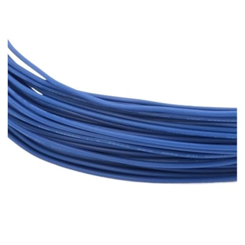 CSFFA Einadriger Kupferdraht 26 24 22 20 18 AWG PVC-Isolierung Massiv verzinnt Plattierung LED-Leitung DIY-Ausrüstung Elektrokabel(Blue,50m,18AWG) von CSFFA
