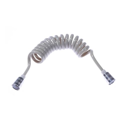 CSFFA Frühling Dusche Düse Sprinkler Schlauch Weiche Schläuche Flexible Teleskop Rohr Toilette Bidet Spray Rohr 1,5 M/2 M(Gray,150cm) von CSFFA