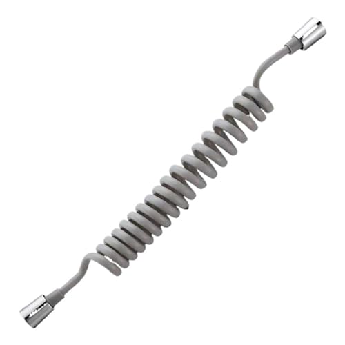 CSFFA Frühling Flexible Einziehbare Schlauch for Dusche Kopf Toilette Bidet Wasser Rohr Sanitär(Gray 2m) von CSFFA