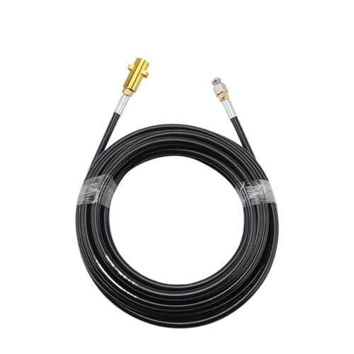 CSFFA Hochdruckreiniger-Kanalisationsablaufschlauch, anpassbare Länge, Reinigungsdüse, Schlauch, Rohrreiniger-Kit for Hochdruckreiniger(G1-4 Connector,15 Meter) von CSFFA