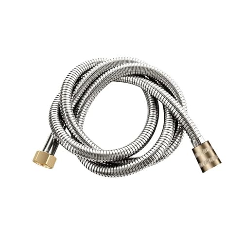 CSFFA Internationaler Standard, allgemeiner 1,5- oder 3-m-Brauseschlauch, Badezimmer-Warmwasserbereiter, explosionsgeschützter Sprinkler, Edelstahl-Brauseschlauch(Silver,1.5M) von CSFFA