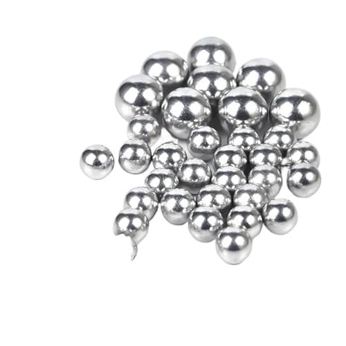 CSFFA Massive Aluminiumkugel 1060/1070, glatte Aluminiumperle, 0,5/0,7/0,8/0,9/1/1,5/2/2,5/3,2/3,5/4/5/6/6,35/7/8/9/10/12–30 mm(3.2mm-5000PCS) von CSFFA