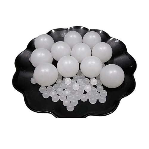 CSFFA Polypropylen-Kunststoffkugel aus massivem PP, 3/4/10/12/18/20/30/40/50 mm, halbtransparent, schwimmende Kunststoffperle(100Pcs,16mm) von CSFFA