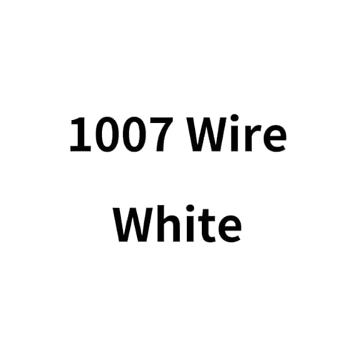 CSFFA UL1007 Elektronischer Draht 18AWG 16AWG Flexibles Kabel PVC-isoliertes verzinntes Kupfer Schwarz Rot Umwelt-LED-Leitung DIY-Kabel(WHITE,50M,16AWG) von CSFFA