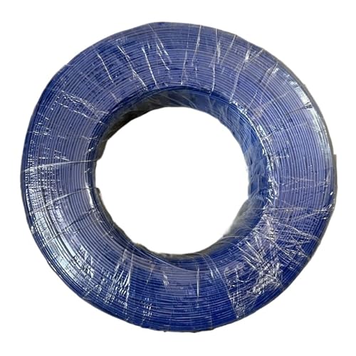 CSFFA UL1007 PVC-verzinntes Kupferdrahtkabel 30/28/26/24/22/20/18/16 AWG Weiß/Schwarz/Rot/Gelb/Grün/Blau/Grau/Lila/Braun/Orange(Blue,30m,22AWG) von CSFFA