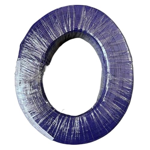 CSFFA UL1007 PVC-verzinntes Kupferdrahtkabel 30/28/26/24/22/20/18/16 AWG Weiß/Schwarz/Rot/Gelb/Grün/Blau/Grau/Lila/Braun/Orange(Purple,30m,22AWG) von CSFFA