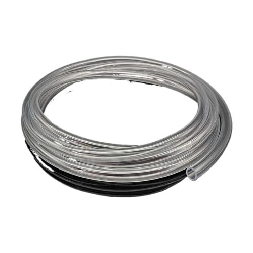 CSFFA Weicher PVC-Kunststoffschlauch mit Innendurchmessern 2 3 4 5 6 8 10 12 16 19 25 32 mm, geruchlos, transparent, flexibles Rohr for Bewässerungswasserpumpen(2M_4X8MM) von CSFFA