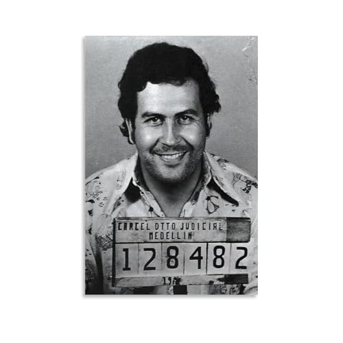 CSFWRUKL Pablo Escobar Poster Dekorative Malerei Leinwand Wandkunst Wohnzimmer Poster Schlafzimmer Malerei,Wandkunst Bilddruck Moderne Familienzimmer Dekor 12x18inch(30x45cm) von CSFWRUKL