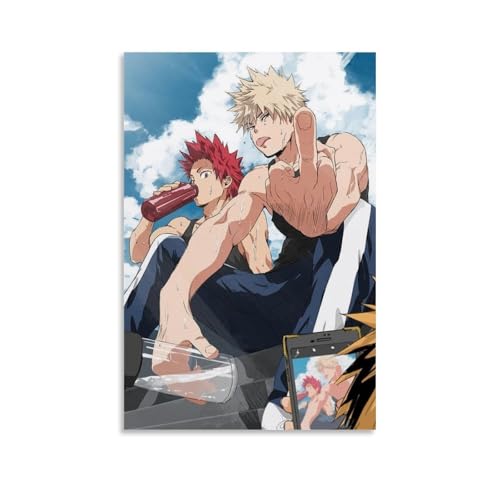 My Hero Academia Bakugo Katsuki And Kirishima Poster Dekorative Malerei Leinwand Wandkunst Wohnzimmer Poster Schlafzimmer Malerei,Wandkunst Bilddruck Moderne Familienzimmer Dekor 08x12inch(20x30cm) von CSFWRUKL