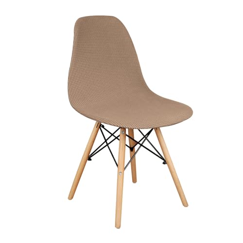 CSHWXY PC Jacquard Shell Stuhlbezug Kurze Rückenlehne Stretch Verstellbarer Esszimmersitz Für Bar Party Home Decor,02,1 Stück von CSHWXY