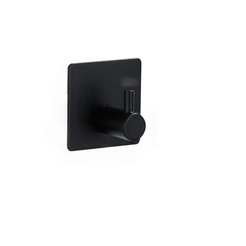 Edelstahl Langlebig Rostfrei Wandhaken Handtuch Kleiderständer Home Küche Badezimmer Selbstklebende Aufbewahrungshalter,Schwarz, 4.5 * 4.5cm Edelstahl Langlebig Rostfrei Wandhaken Handtuch Kleiderständer Home Küche Badezimmer Selbstklebende Aufbewahrungshalter,Schwarz, 4.5 * 4.5cm von CSHWXY