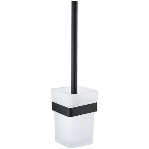 Handtuchhalter mit mattschwarzem Haken, Handtuchstange aus Edelstahl 304, doppelte Handtuchablage, Papierhalter, Taschentuchhalter, Toilettenbürstenhalter, Toilettenbürste Handtuchhalter mit mattschwarzem Haken, Handtuchstange aus Edelstahl 304, doppelte Handtuchablage, Papierhalter, Taschentuchhalter, Toilettenbürstenhalter, Toilettenbürste von CSHWXY
