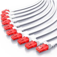 Csl-computer - csl 10x Cat 6 Gigabit Ethernet lan Kabel - mehrfach geschirmt - utp Gigabit - 1000 Mbit/s - Patchkabel - Netzwerkkabel - 0,25m von CSL-COMPUTER