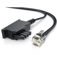 Csl - 20m Telefonkabel tae-f Stecker auf RJ11 Stecker Int. Norm 6P4C / 4-polig belegt Flachkabel - tae-f - schwarz Csl - 20m Telefonkabel tae-f Stecker auf RJ11 Stecker Int. Norm 6P4C / 4-polig belegt Flachkabel - tae-f - schwarz von CSL-COMPUTER