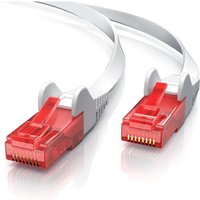 Csl Cat 6 Flachband lan Kabel - mehrfach geschirmt - utp Gigabit - 1000 Mbit/s - Patchkabel Flachkabel - Netzwerkkabel - 25m von CSL-COMPUTER
