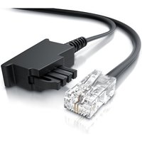 Csl-computer - csl - Internet Kabel Routerkabel - tae-f Stecker auf RJ45 Stecker - 10m - Internetkabel - Router an die Telefondose, tae - schwarz von CSL-COMPUTER
